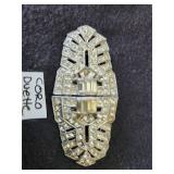 VTG Coro Art Deco Rhinestone Duette