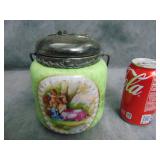 Antique Porcelain Biscuit Jar