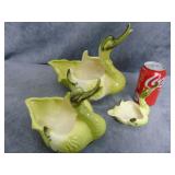 Three VTG Breen Swan Family Planters, Hull