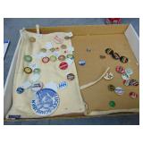 VTG Pinbacks, Lots of Political Ones