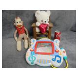 VTG Sock Doll, Teddy Bear Music Toy