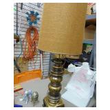 VTG Heavy Brass Lamp and Shade