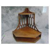 Small Wood Corner Shelf