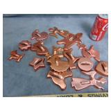 VTG Copper Cookie Cutters