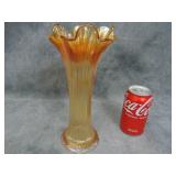 VTG Fenton Carnival Glass Swung Vase
