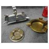 Three VTG Metal Ashtrays