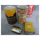 Vtg Kitchen Klenzers & Merchandise Tins