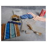 Antique Boot Covers, Belt, Sash and More