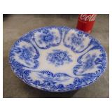 Antique Meissen Flow Blue Bowl