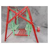 1950s Wood Doll Swing
