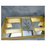 VTG MCM Mirrored Shadow Box, great condition