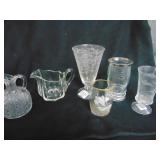 VTG Crystal Glasses and Serving Pieces