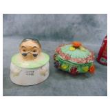 VTG Chopper Hopper & Ceramic Sewing Basket