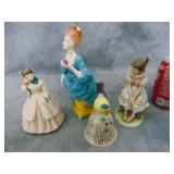 VTG Ceramic Figurines & Bell