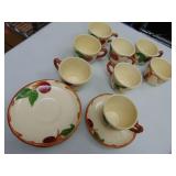 VTG Franciscan Dinnerware, Service for 8, 'Apple'
