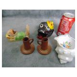 VTG Candle Holders and Ashtrays