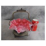 VTG Brides Basket Ruffled Bowl, Regent Quad