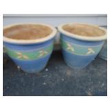 Two Heavy Outdoor Planter