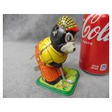 VTG Tin Wind-up Toy Golfing Bear