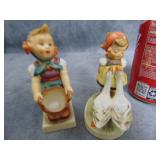 Two Hummels: 'Goose Girl' & 'Little Helper'