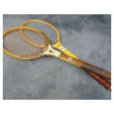 VTG Chris Everet & Billie Jean King Tennis Rackets