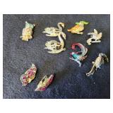 VTG Earrings and Brooches