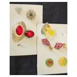 VTG Earrings, Brooches and Pins