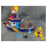 Fisher Price Deep Sea Toy Boat and Amphibious Sub