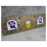 VTG Pabst Blue Ribbon Beer Sign-nice condition