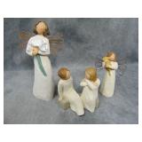 Four Willow Tree Figures