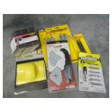 Wood Working tools: Sanding Blocks, Caulk Tool