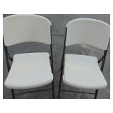 Two Lifetime Folding Chairs
