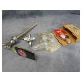 VTG Beer Tap w/Handle, NIB Fishing Tap Knob & more