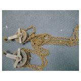 1000 Lb  Chain Fall / Pulleys