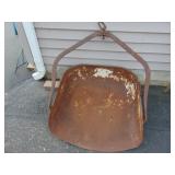 Large Old Metal Scoop / Dredge
