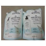 Two Bags of Watkins Gel Hand Soap Refills