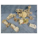 Group of Wood 3D Model Kits