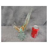 VTG Murano-Style Glass Pheasant