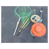 Fish Nets, Bucket and Manual Downrigger