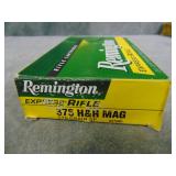 Remington 375 H & H Mag Ammo