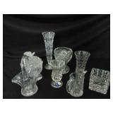 Crystal and Glass Home Decor, nice condition