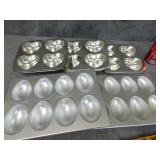 Wilton Heart and Egg Cake Pans, New