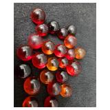 Red Clearies Marbles