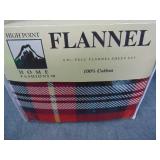 NIB Full Size Flannel Sheet Set