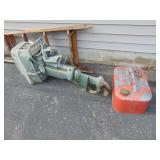 Johnson 10 HP Sea Horse Motor and Gas Tank