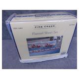 NIB Full Size Flannel Sheet Set