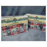 Two Sets NIB Twin Size Dog Theme Flannel Sheets