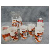 VTG Esso Tiger Pitcher and Glasses