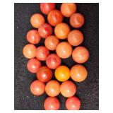 Red Opaque Game Marbles