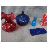 VTG Fenton Vase, Whitehall Candy Dish & More